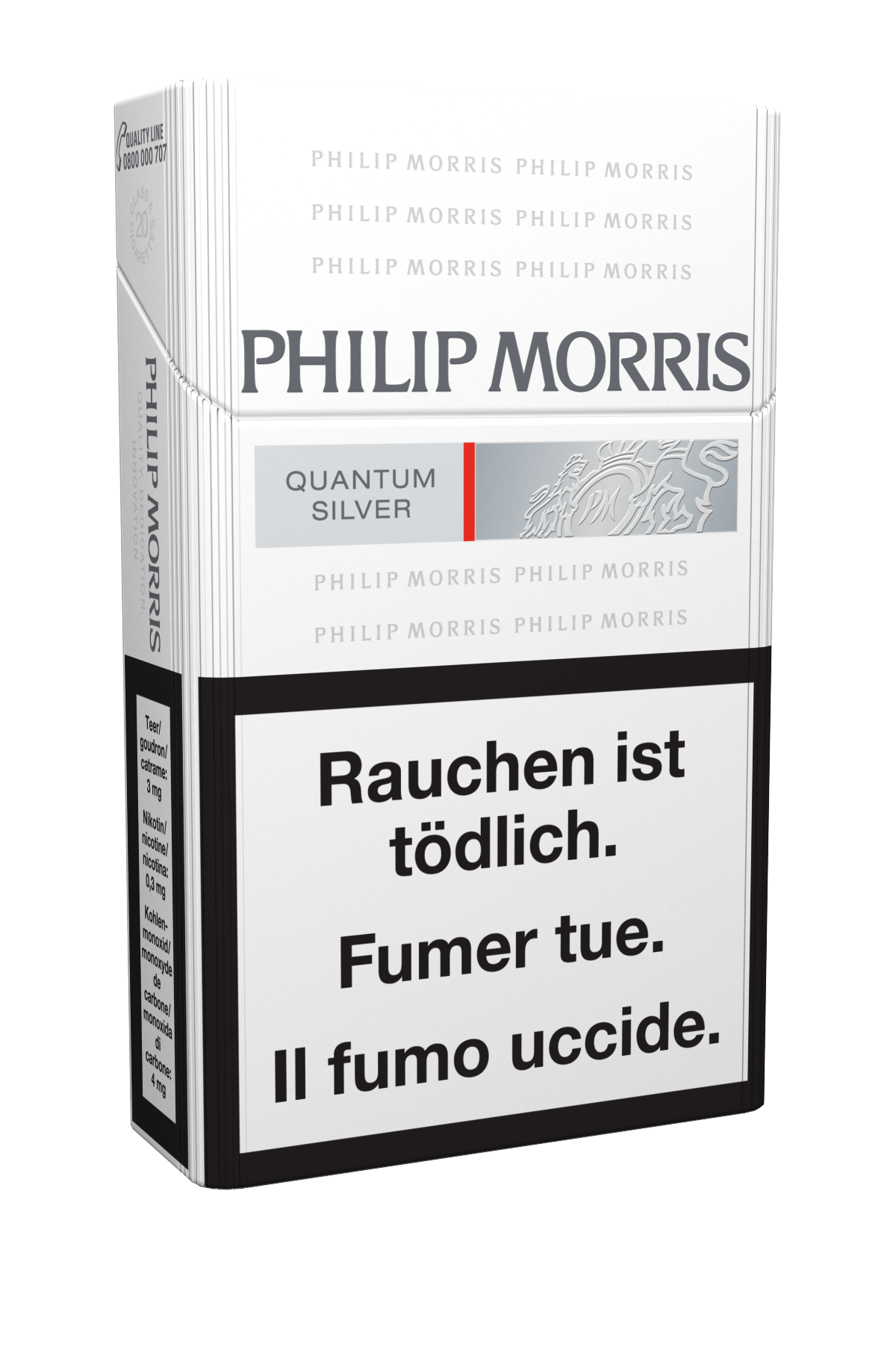 Philip Morris Quantum Silver Box Zigaretten