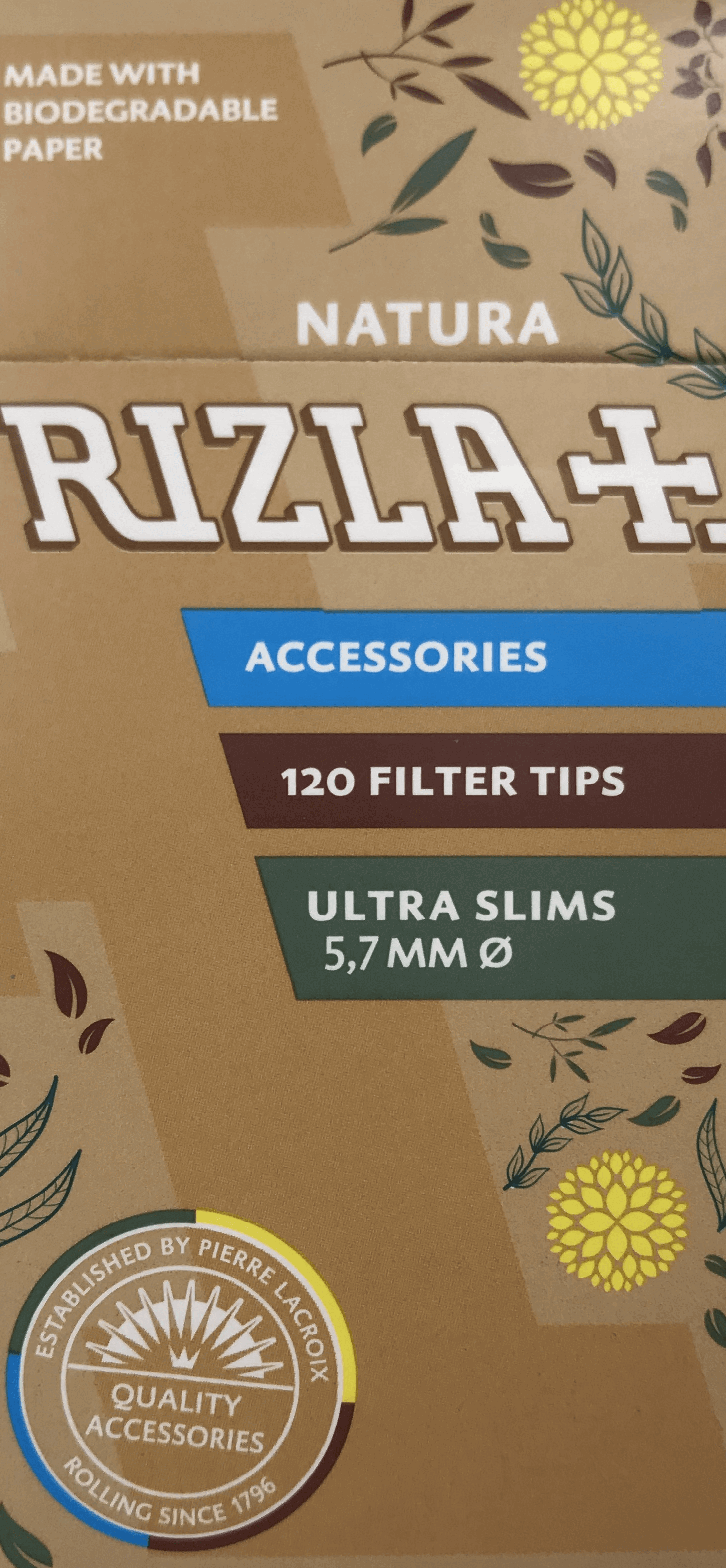 Rizla Natura Filter Tips 120 Zigarettenfilter