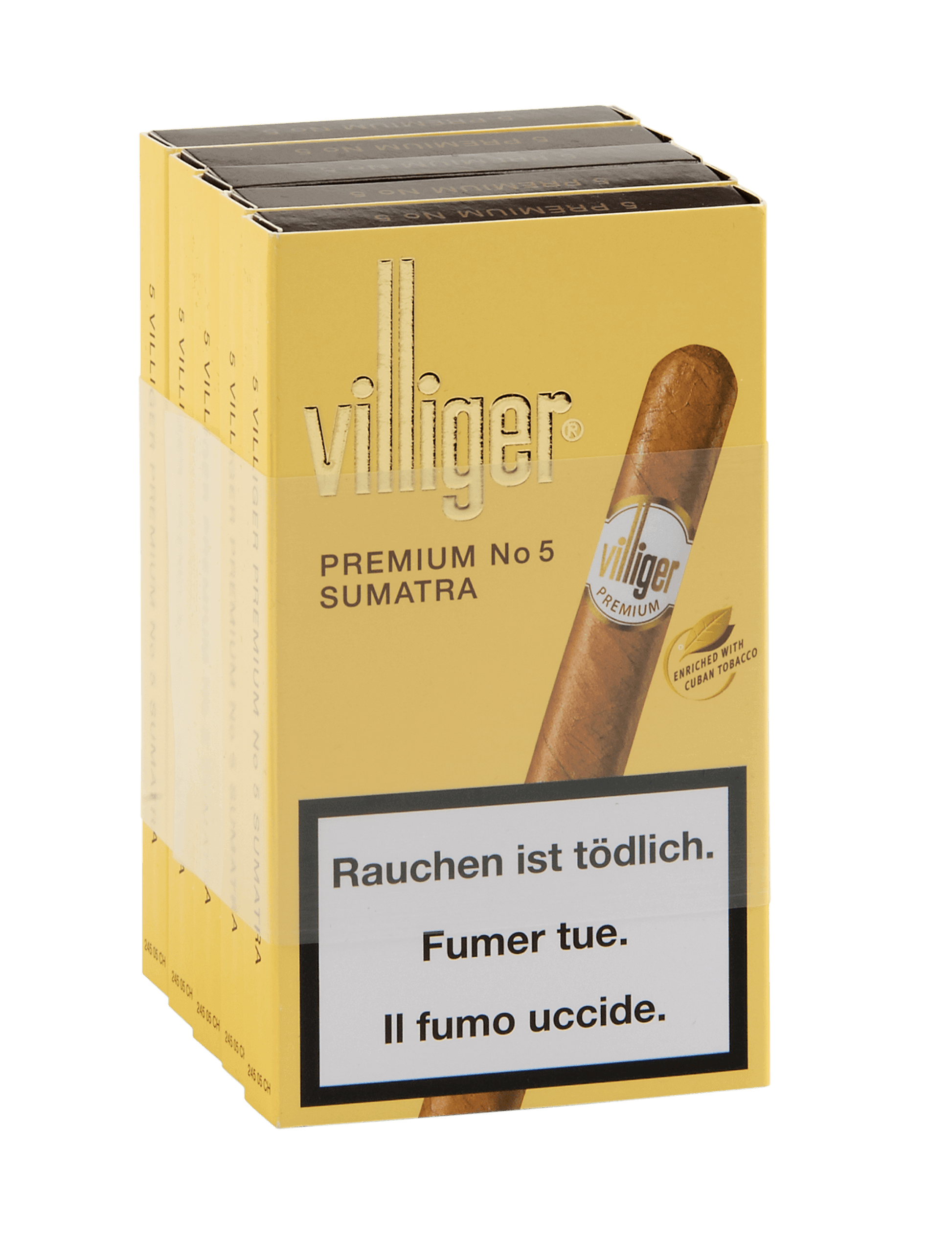 Villiger Premium No. 5 Sumatra 5 Stück Cigars