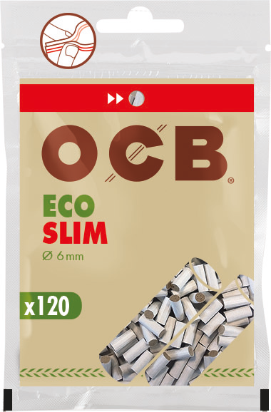 Cigarettes Filters OCB Bio Filter Slim 120