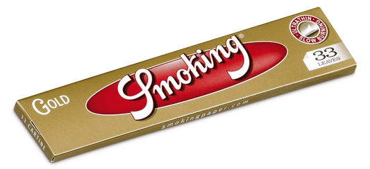 Cigarettes Paper Smoking King Size Gold